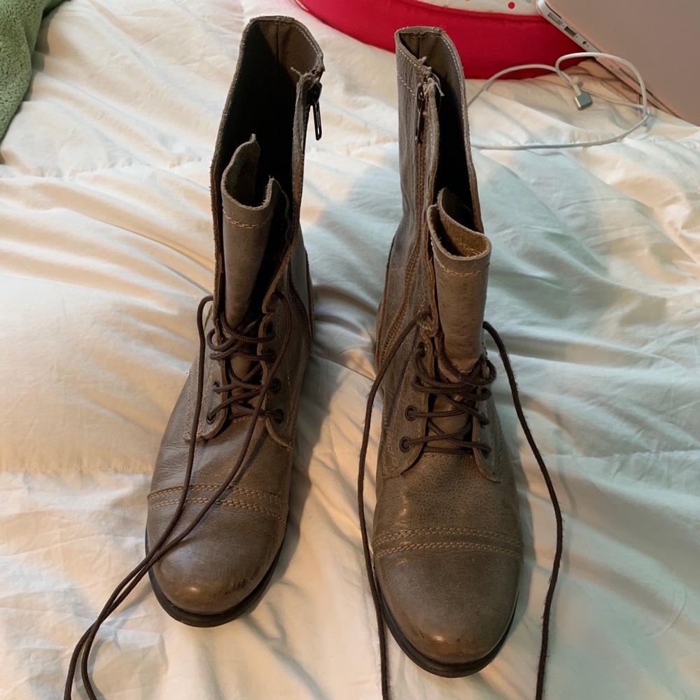 Steve Madden combat boots